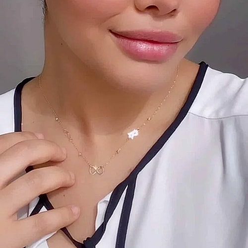 Collier Infini Lettres riny