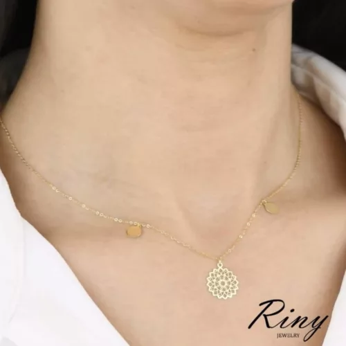 Collier cercle fractal riny