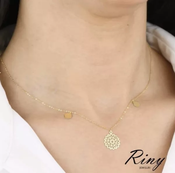Collier cercle fractal riny