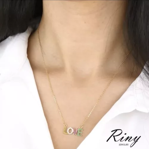 Collier Love color riny