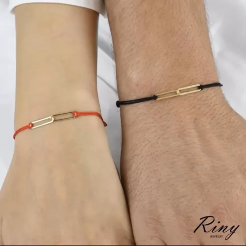 Cordon Khmissa unisexe en or 18k, bijou solide et élégant pour hommes et femmes. Fabriqué à Casablanca, livraison gratuite au Maroc, garantie 1 an. Commandez maintenant !