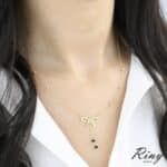 Collier Papillon Noire