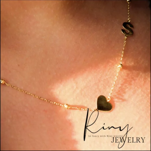 Collier Mon coeur Lettre – Image 1