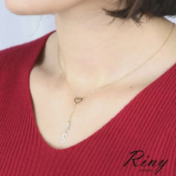 Collier Cœur Alphabétique – Image 2