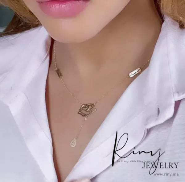 Collier Fleur d'or
