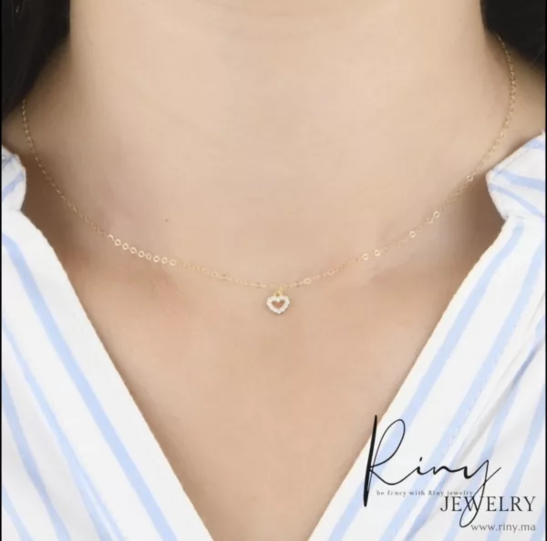 Collier petit cœur – Image 3