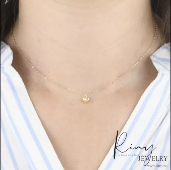 Collier petit cœur – Image 2