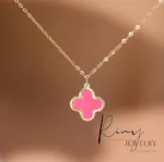 Collier Calvin rose – Image 2