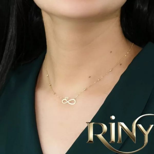 Collier Coeur Infini – Image 1