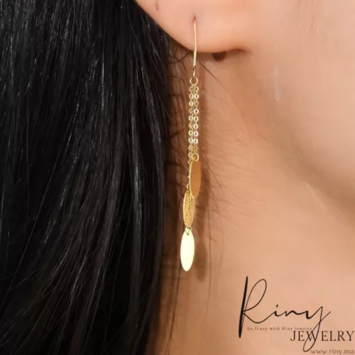 boucles chichi en or 18k pour femmes