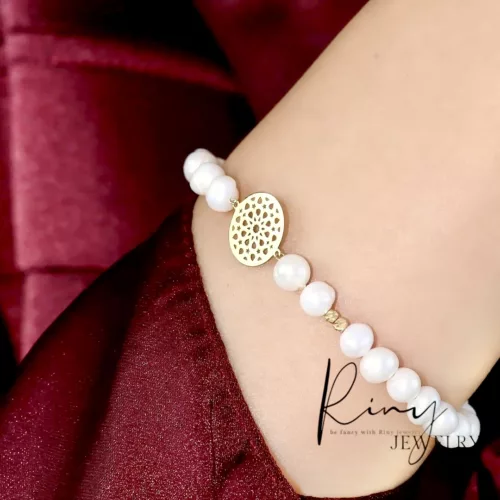 Bracelet "Perles de Lumière" - Or 18k & Perles Blanches