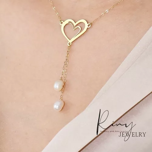Collier "Mon Cœur" Personnalisé avec Initiales - Or 18k