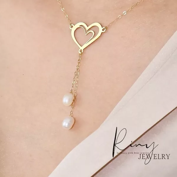 Collier "Mon Cœur" Personnalisé avec Initiales - Or 18k